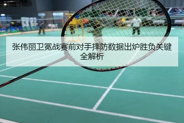 张伟丽卫冕战赛前对手摔防数据出炉胜负关键全解析